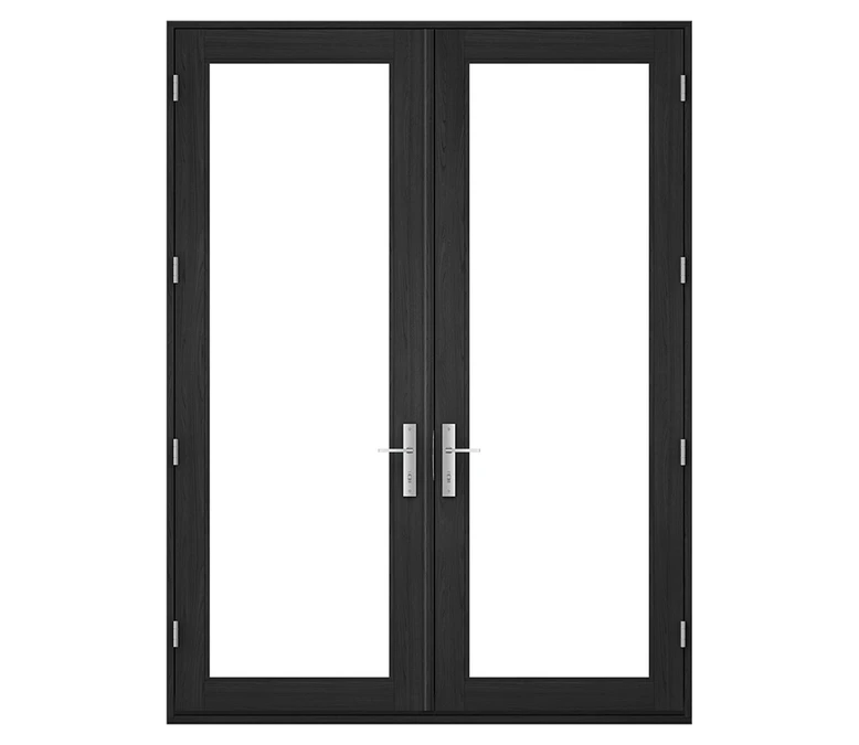 Pella Reserve Contemporary Wood Hinged Patio Door in Boston